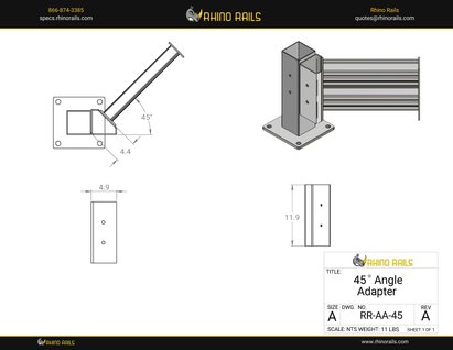 RR-AA-45 - Product Detail Drawing - Photo