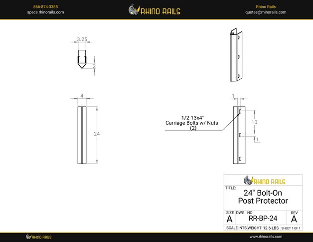 RR-BP-24 - Product Detail Drawing - Photo