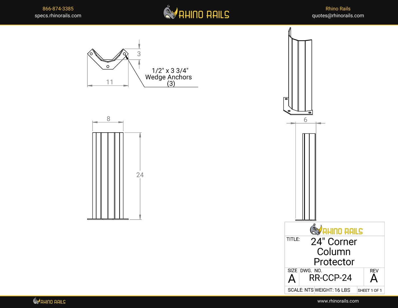 RR-CCP24 - Product Detail Drawing