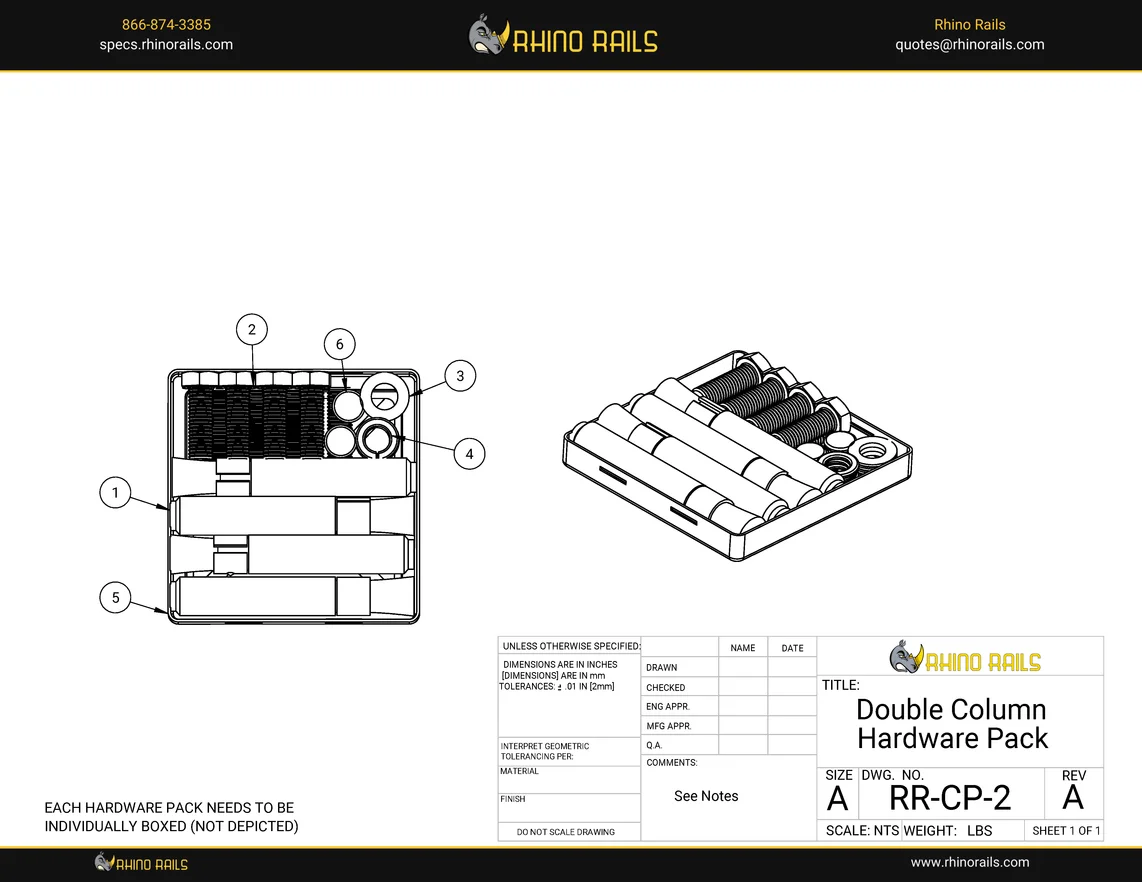RR-CP-2 - Detail Drawing