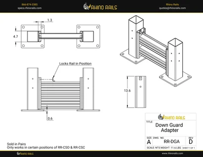 RR-DGA - Product Detail Drawing