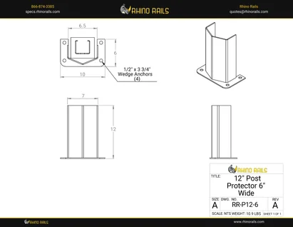 RR-P12-6 - Product Detail Drawing
