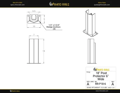 RR-P18-6 - Product Detail Drawing