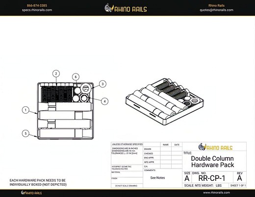 RR-CP-1 Detail Drawing