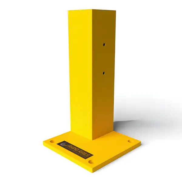 Guardrail Column with High Impact Resistance