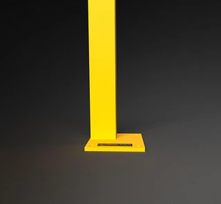 43in Guardrail Column