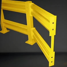Double Rail Hinge Assembly Barrier Gate