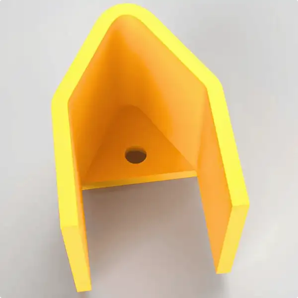 Close-up featuring robust construction and sleek design