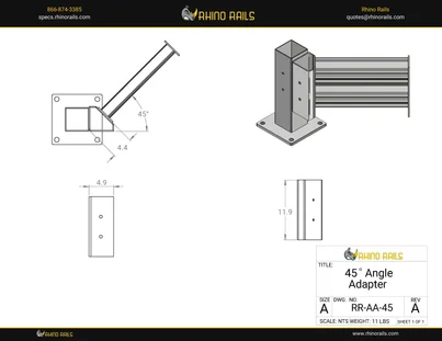 RR-AA-45 - Product Detail Drawing