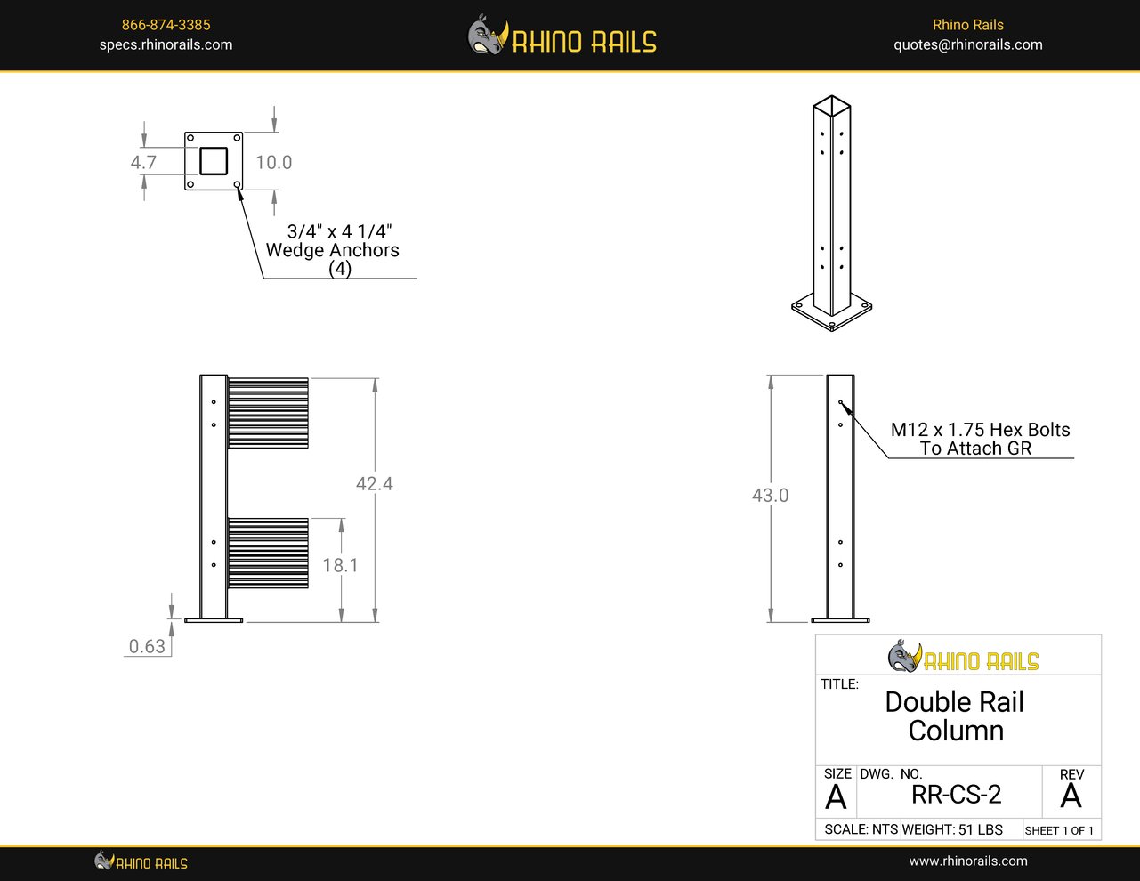 RR-CS-2 - Product Detail Drawing - Photo
