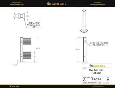 RR-CS-2 - Product Detail Drawing