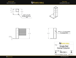 RR-CSC-1 - Product Detail Drawing