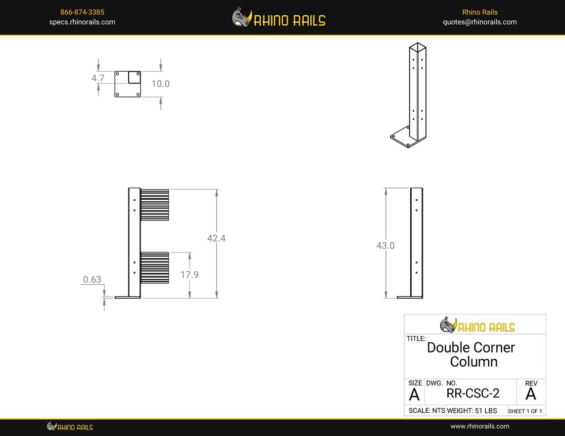 RR-CSC-2 - Product Detail Drawing