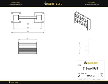 RR-GR-2 - Product Detail Drawing