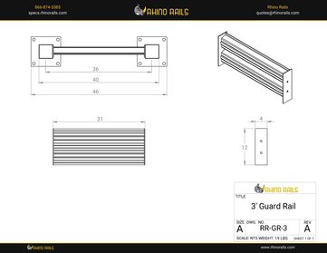 RR-GR-3 - Product Detail Drawing - Photo
