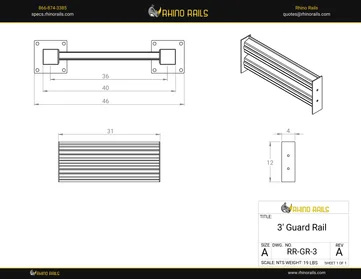 RR-GR-3 - Product Detail Drawing