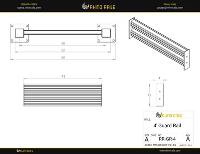RR-GR-4 - Product Detail Drawing