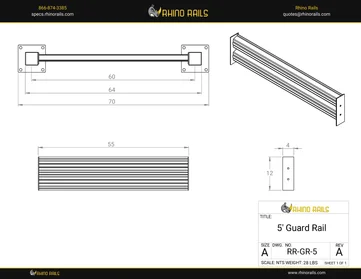 RR-GR-5 - Product Detail Drawing