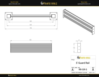 RR-GR-5 - Product Detail Drawing