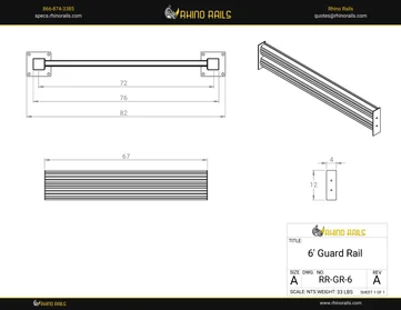 RR-GR-6 - Product Detail Drawing