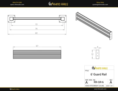RR-GR-6 - Product Detail Drawing