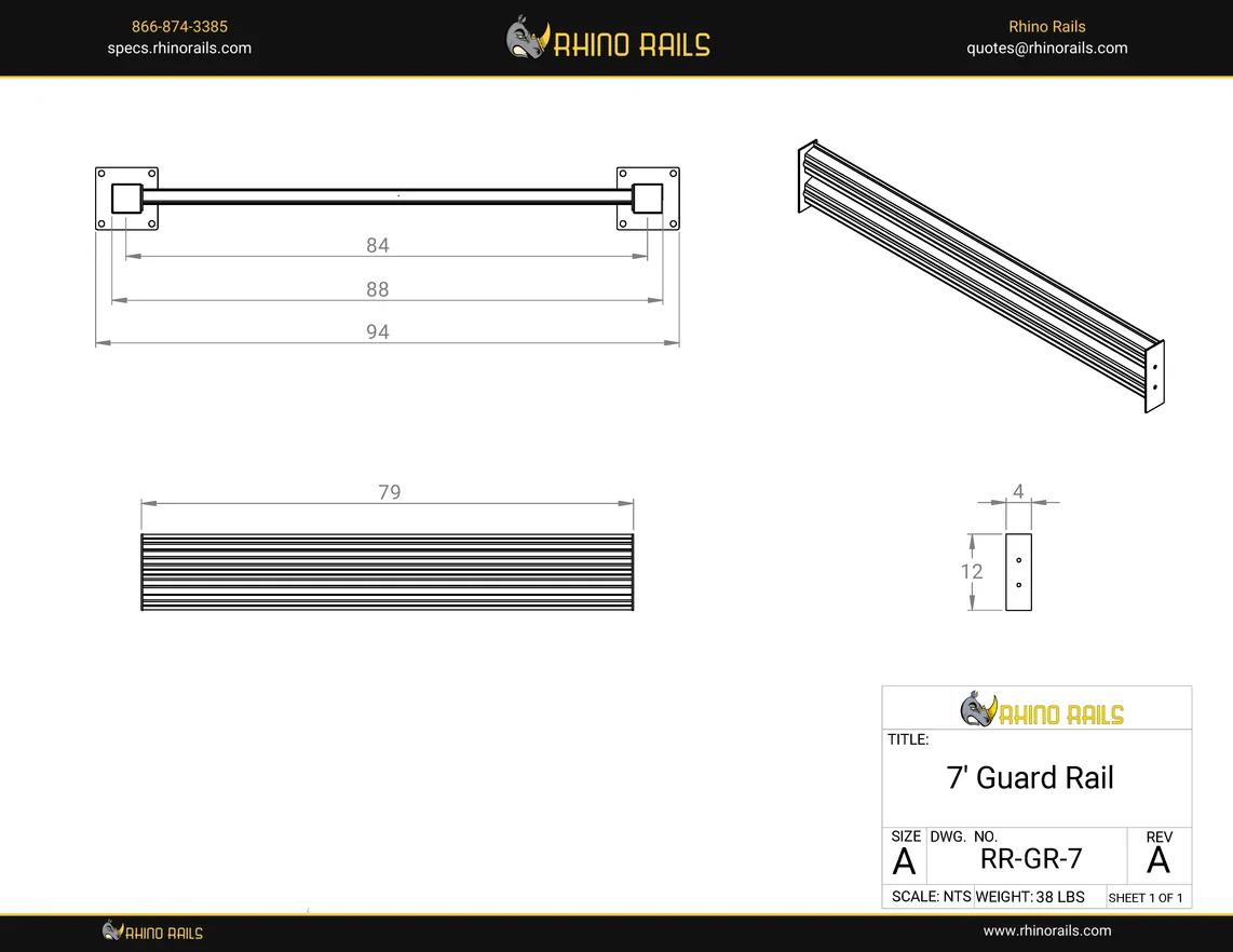 RR-GR-7 - Product Detail Drawing