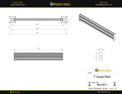 RR-GR-7 - Product Detail Drawing