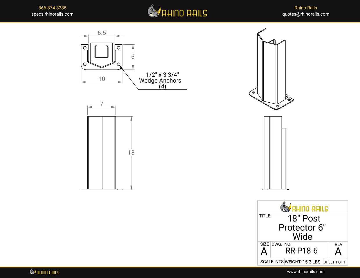 RR-P18-6 - Product Detail Drawing - Photo