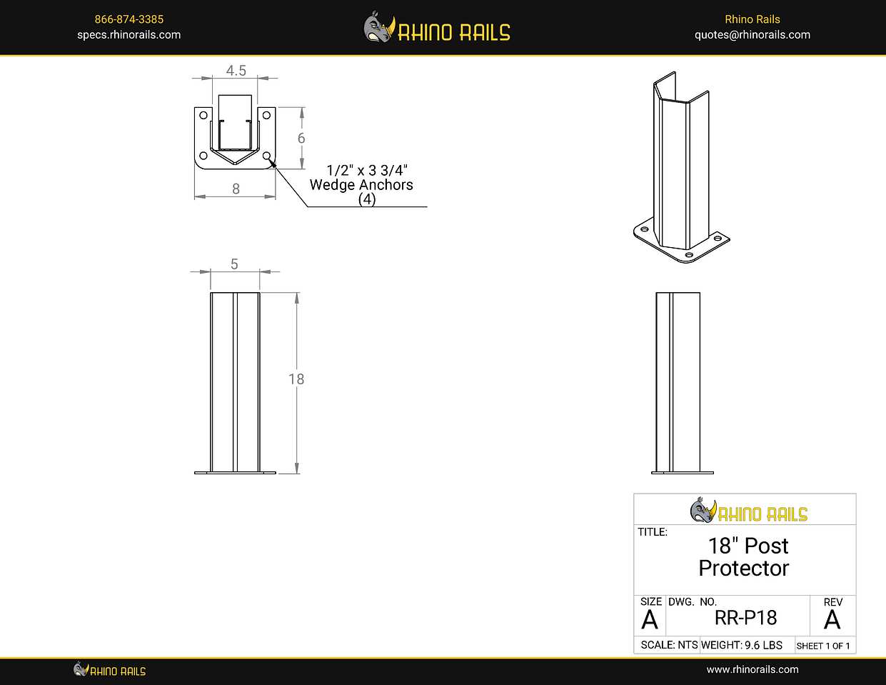 RR-P18 - Product Detail Drawing - Photo