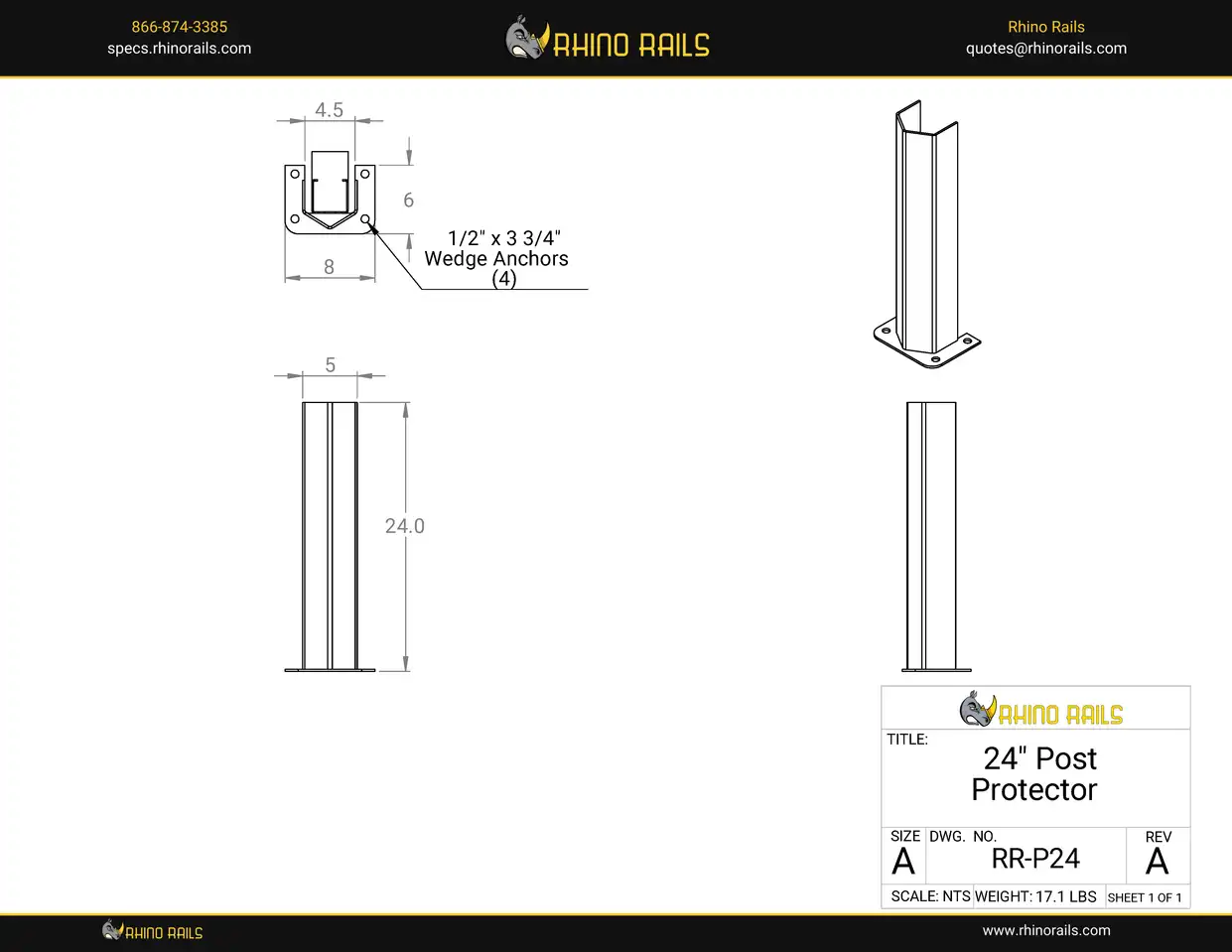 RR-P24 - Product Detail Drawing