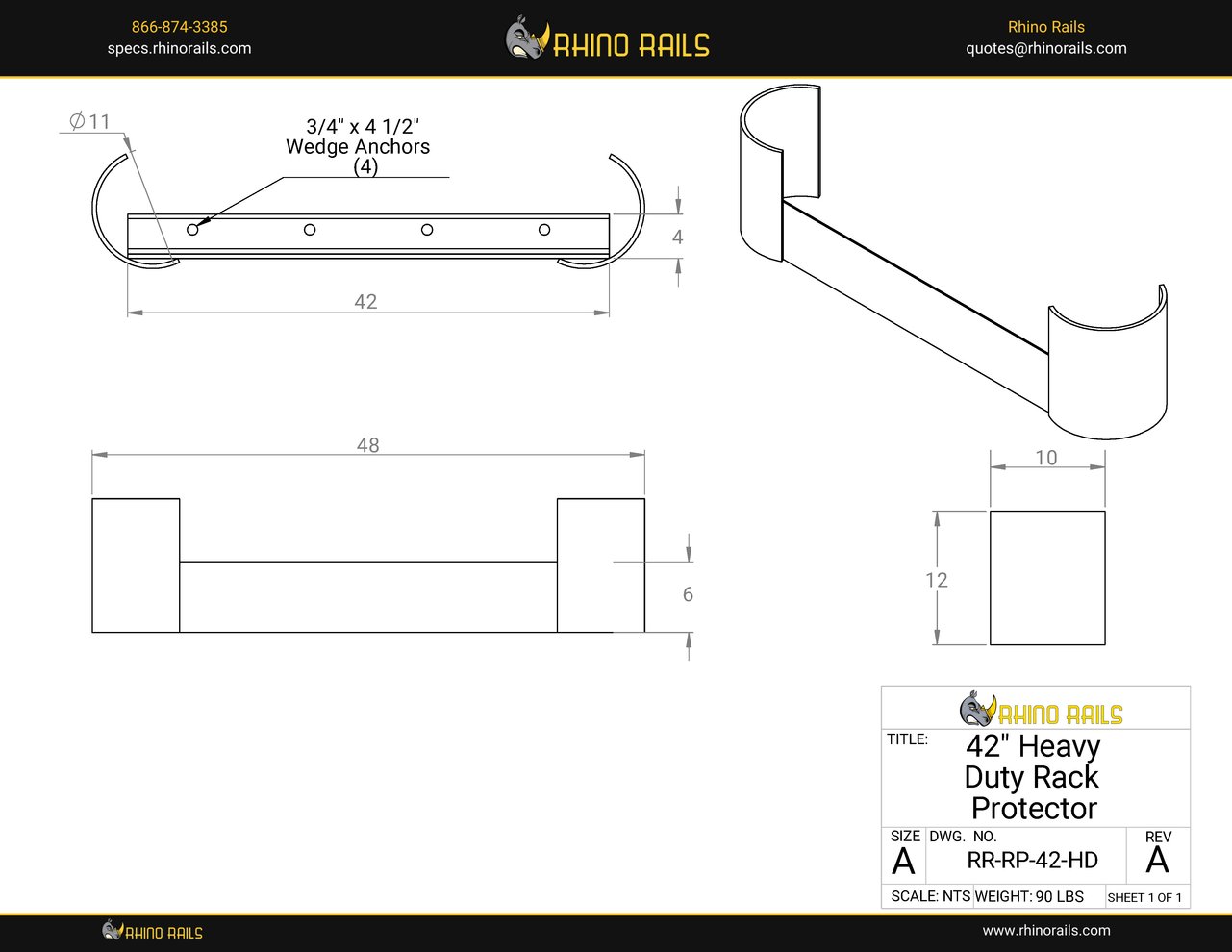 RR-RP-42-HD - Product Detail Drawing - Photo