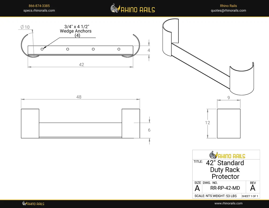 RR-RP-42-MD - Product Detail Drawing