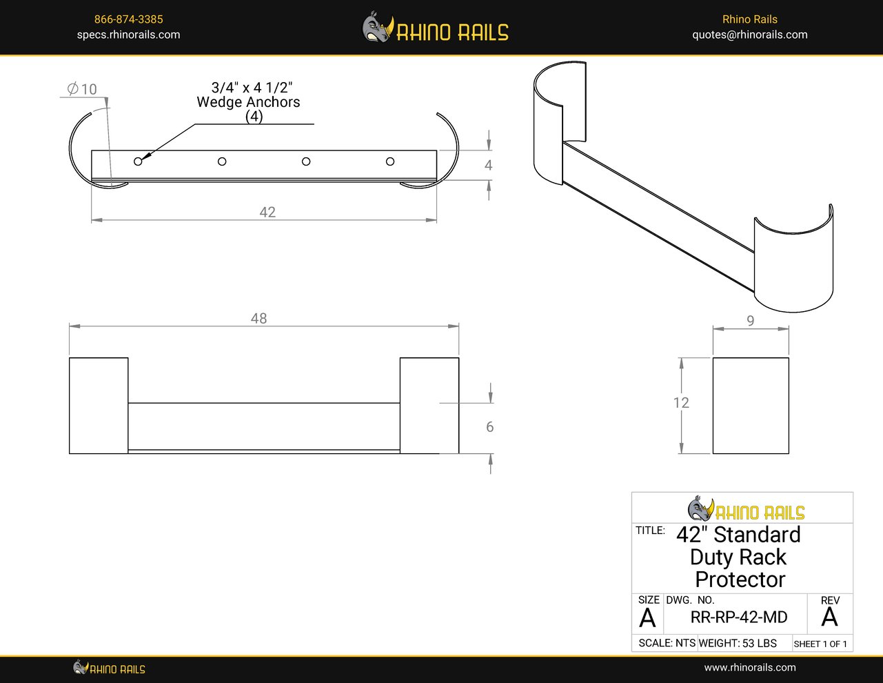 RR-RP-42-MD - Product Detail Drawing - Photo