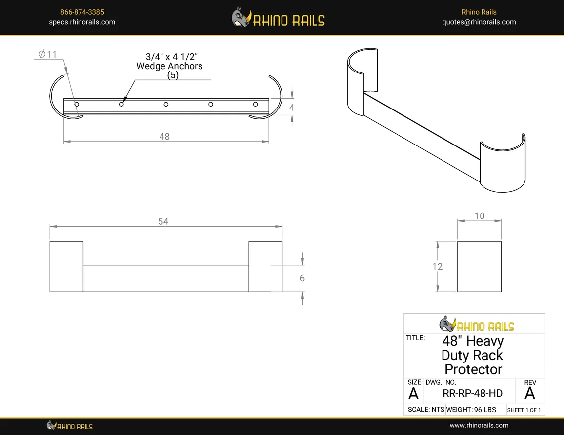 RR-RP-48-HD - Product Detail Drawing
