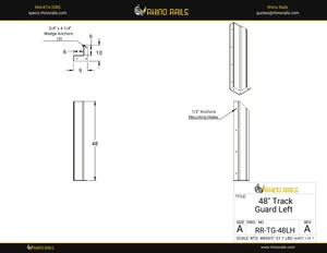 RR-TG-48LH - Detail Drawing