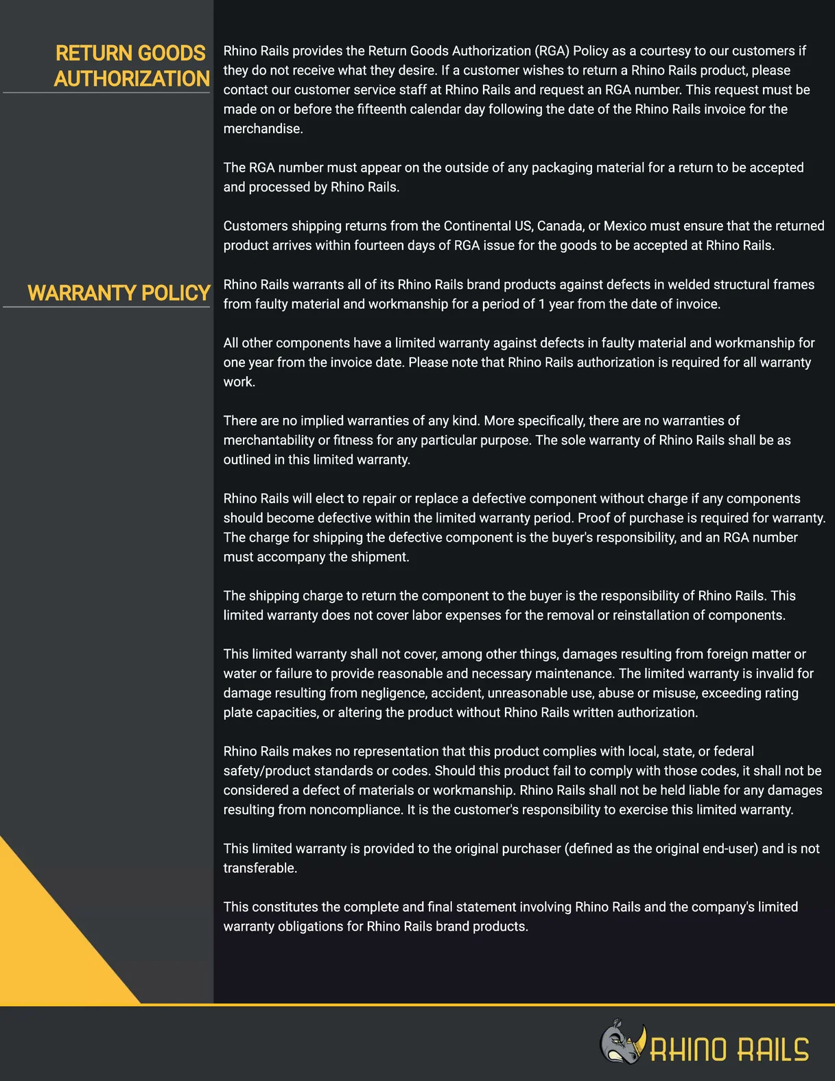 Warranty