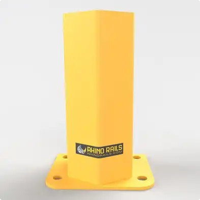 Rhino Rails RR-P Pallet Rack Upright Post Protector - Photo