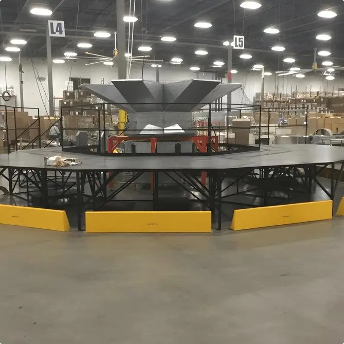 Rhino Rails RR-CG  12in Tall Floor Mounted Equipment Barrier  - Photo