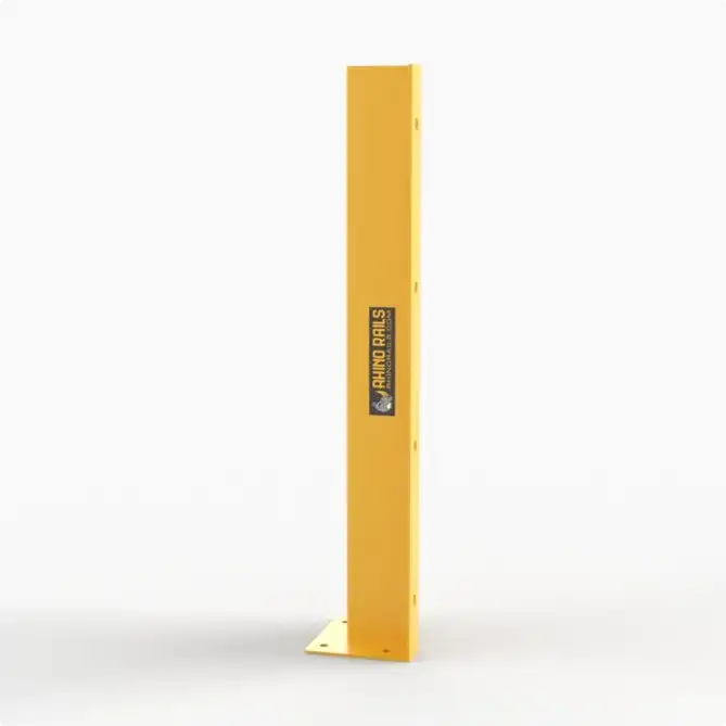 Rhino Rails RR-TG 48in Tall Overhead Door Track Guard - 2 - Photo Rhino Rails RR-TG 48in Tall Overhead Door Track Guard - 2