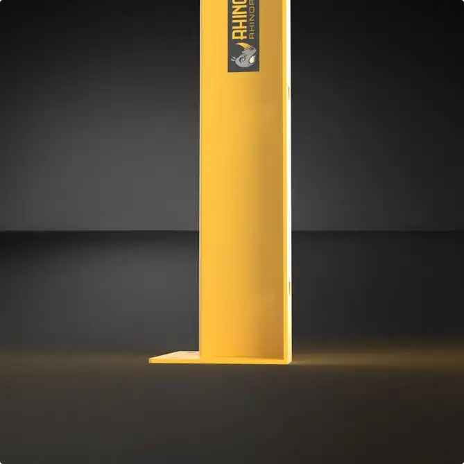 Rhino Rails RR-TG 48in Tall Overhead Door Track Guard - 6 - Photo Rhino Rails RR-TG 48in Tall Overhead Door Track Guard - 6