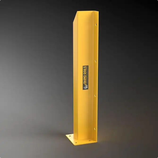 Rhino Rails RR-TG 48in Tall Overhead Door Track Guard - 3 - Photo Rhino Rails RR-TG 48in Tall Overhead Door Track Guard - 3