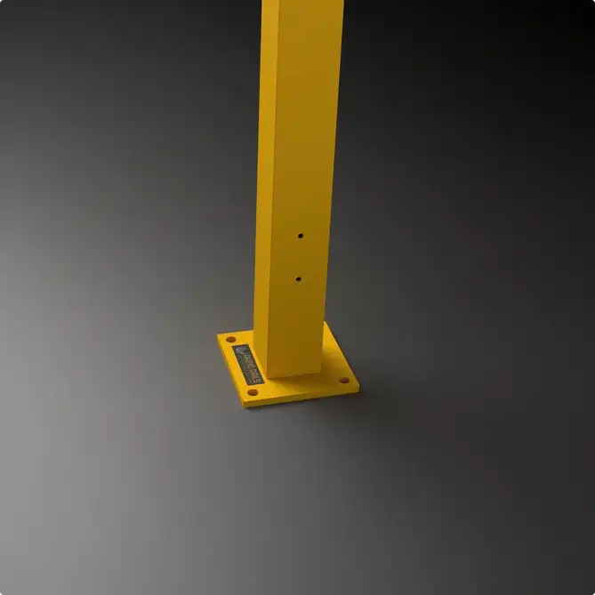 Rhino Rails RR-CS-2 43in Guardrail Column with Standard Baseplate