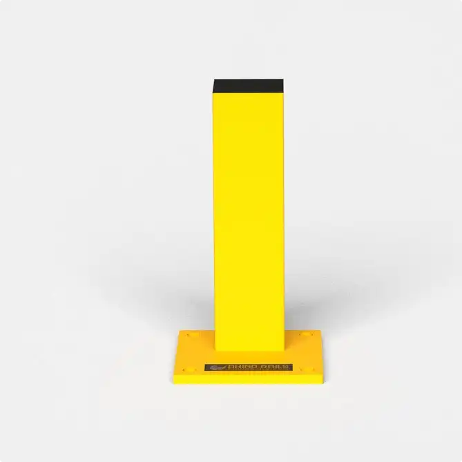 Rhino Rails 18.5in Guardrail Column with Offset Baseplate
