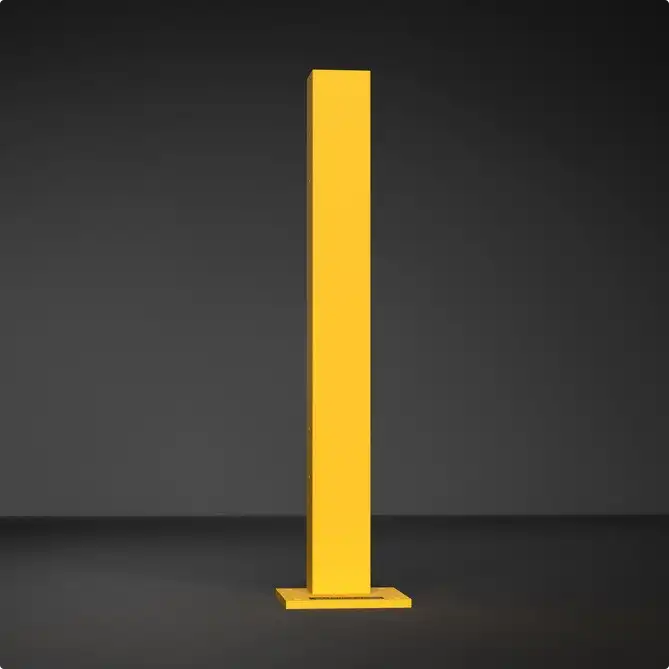 Rhino Rails RR-CSO-2 43in Guardrail Column with Offset Baseplate - Photo Rhino Rails RR-CSO-2 43in Guardrail Column with Offset Baseplate