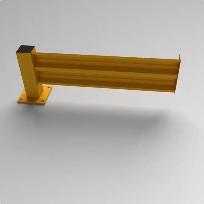Rhino Rails RR-GR-A1 Single-High Guardrail Add-On Kit - 4