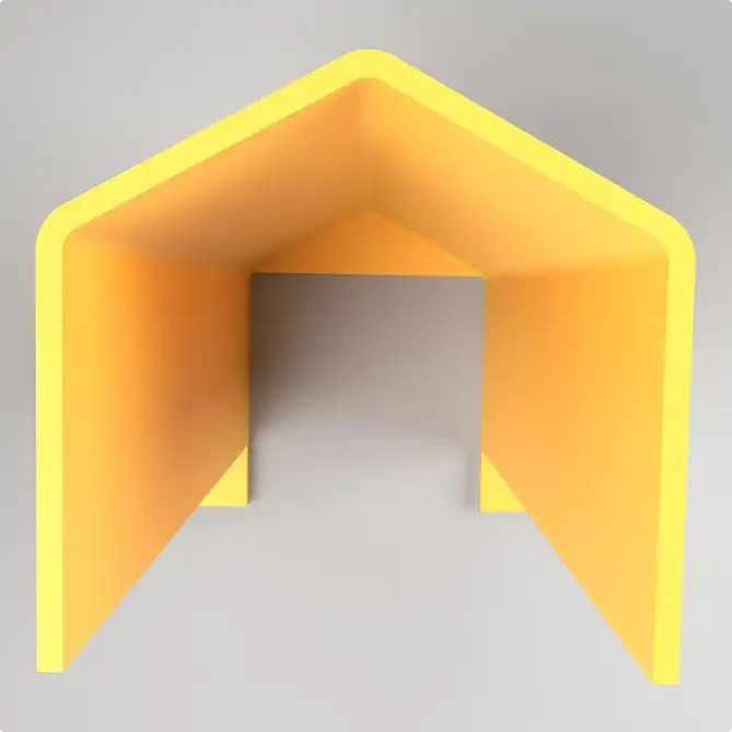 Rhino Rails RR-P Pallet Rack Upright Post Protector