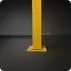 Rhino Rails - RR-CS-2 - 43in Guardrail Column with Standard Baseplate - 11
