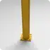 Rhino Rails 42in Tall Surface Mount Steel Bollard with Cap
