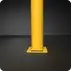 Rhino Rails 42in Tall Surface Mount Steel Bollard with Cap
