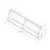 Rhino Rails RR-CG 12in Tall Floor Mounted Equipment Barrier - 11